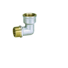 Elbow F/M Brass Screw Fitting with Nickle-Plated (Hz8040)